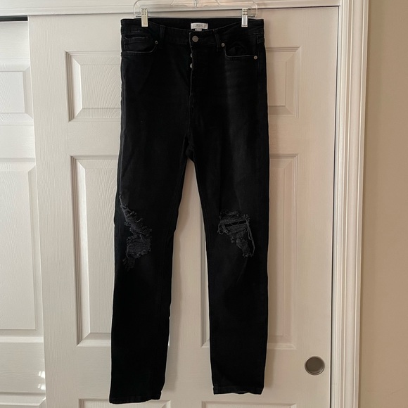 Forever 21 Pants - Black Ripped Skinny Jeans Forever 21